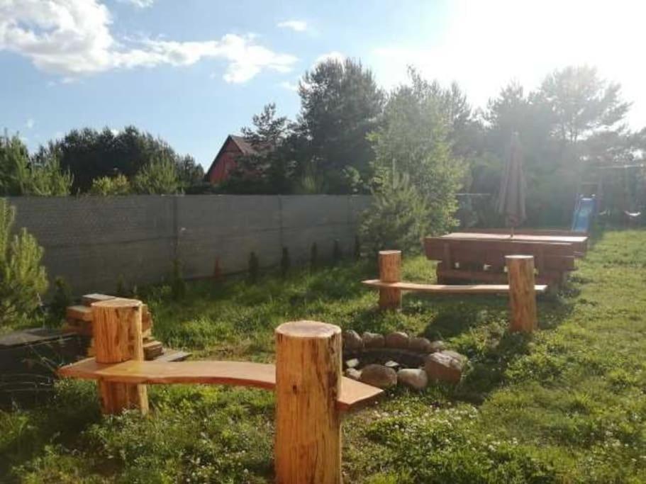 Villa W Zurawim Zaciszu - Karwik Pisz Exterior foto